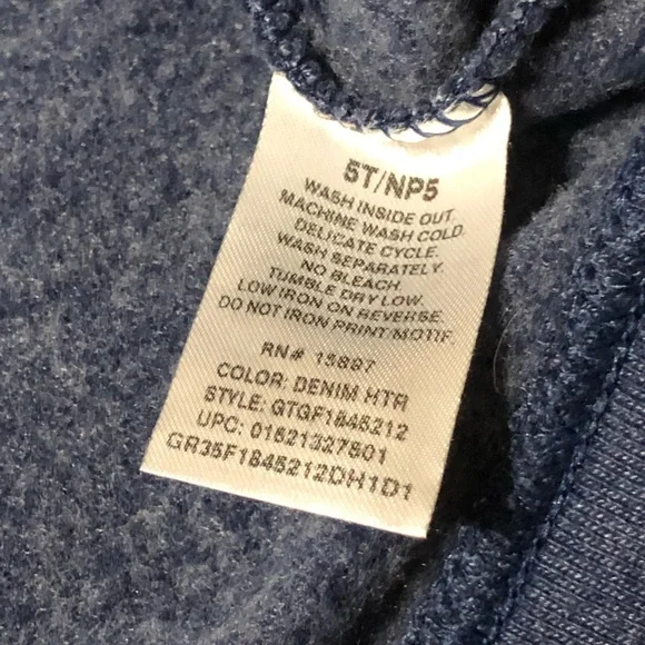 ❗️SOLD❗️Garanimals • Floral “Best Day Ever” Navy Blue Sweater - Picture 3 of 8